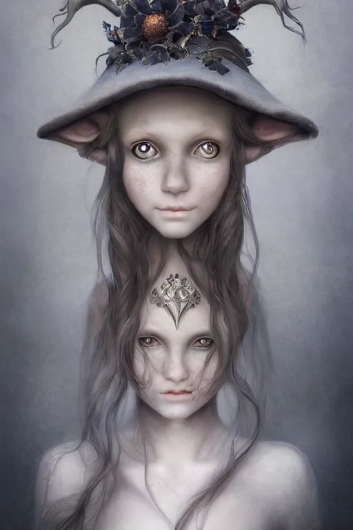 Prompt: a portrait of a young elf, by natalie shau, naoto hattori, jacqueline e and bastien lecouffe deharme, trending on artstation, artstationhd, artstationhq, unreal engine, 4 k, 8 k