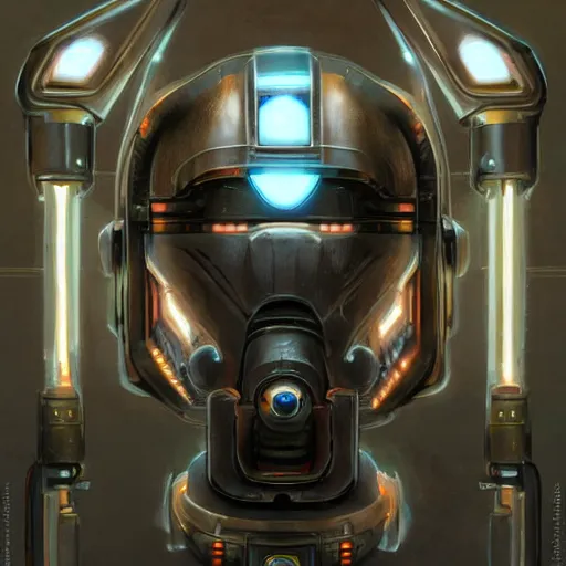 Image similar to tesla power armor realistic cyborg anthropomorphic husky electric field glowing, cyberpunk, portrait art by donato giancola and greg rutkowski, realistic face, glowing in tesla electricity visible magnetic field, digital art, trending on artstation, symmetry