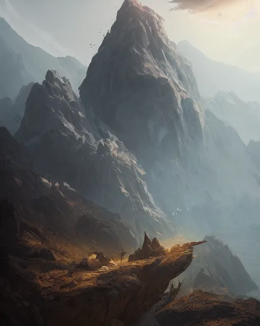 Image similar to the onix mountain, terrifying, environment art, fantasy art, landscape art, in the style of greg rutkowski, illustration, epic, fantasy, intricate, hyper detailed, artstation, concept art, smooth, sharp focus, ray tracing