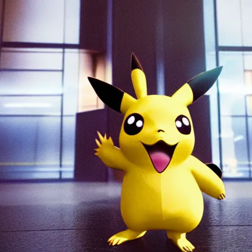 Prompt: A movie still of Pikachu as Detective Conan, exploration, photorealistic, concept art, cinematic, trending on artstation , realistic , 20mm camera , corona render , rule of thirds, hyper detailed , octane , 8k, photo-realistic maximum detail , volumetric light moody cinematic epic , ultra photoreal, octane render, render in unreal engine 5, 8k