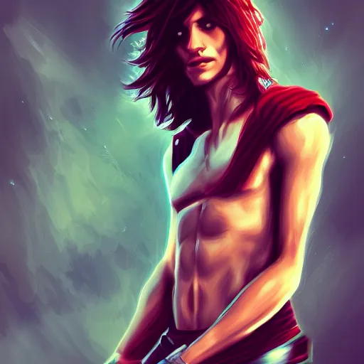 Prompt: Jett from valorant, digital art, 4k