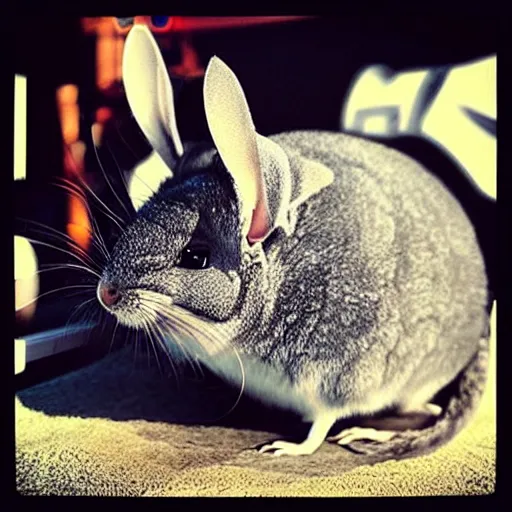 Image similar to “ very cute pixar chinchilla from a disabled veterans perspective ”