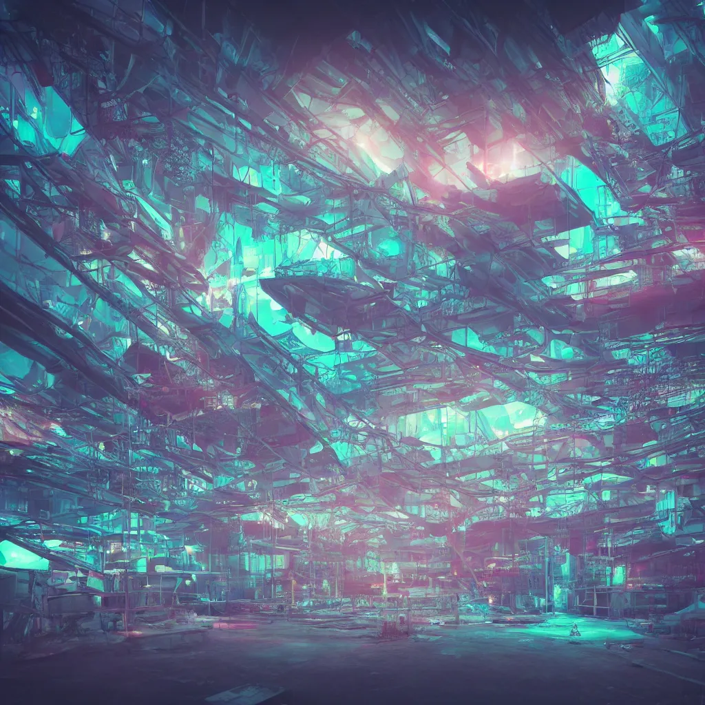 Image similar to biomaterial, architecture, futuristic, neon, pastel colors, hd 8 k, digital design, attention to details, abandoned, crowded