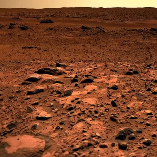 Prompt: a view of earth from mars