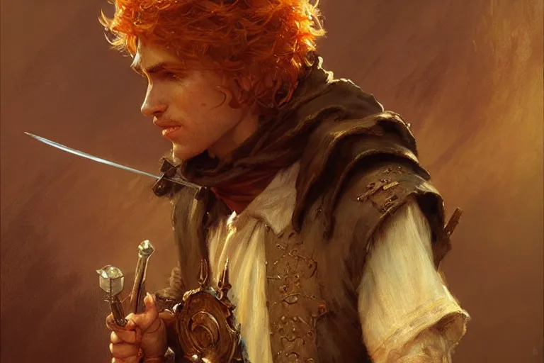 Image similar to kvothe, character design, painting by gaston bussiere, craig mullins, j. c. leyendecker, wotjek fus