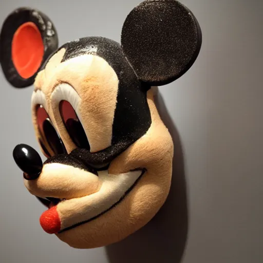 Image similar to mickey mouse taxidermy failure