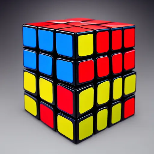 Image similar to rubik's cube advertisement professional studio photography 8 k, highly detailed, studio lighting