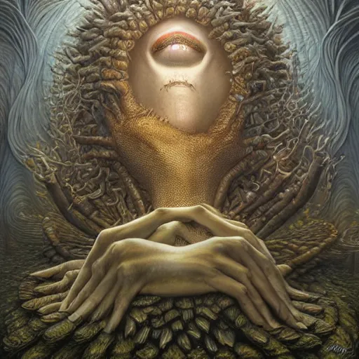 QUEEN OF PATIENCE, by Tomasz Alen Kopera, Shaun Tan, | Stable Diffusion