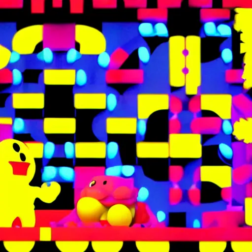 Prompt: mark Zuckerberg in Pac-Man and the Ghostly Adventures