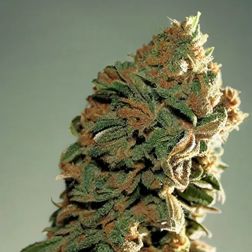 Image similar to beautiful giant marijuana bud as a nathan fillion