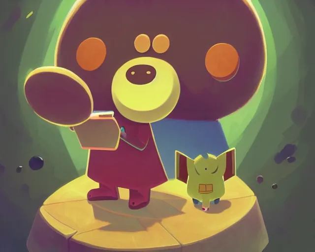 hey duggee in pokemon sword and shield, holding a | Stable Diffusion ...