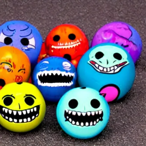 Prompt: monster high madballs