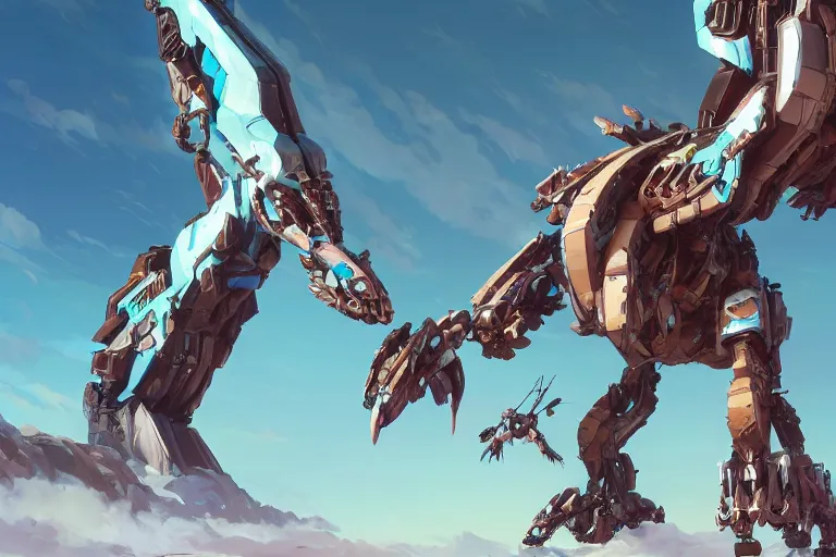 Image similar to glinthawk machine mecha animal beast robot of horizon forbidden west horizon zero dawn bioluminiscence, behance hd by jesper ejsing, by rhads, makoto shinkai and lois van baarle, ilya kuvshinov, rossdraws global illumination