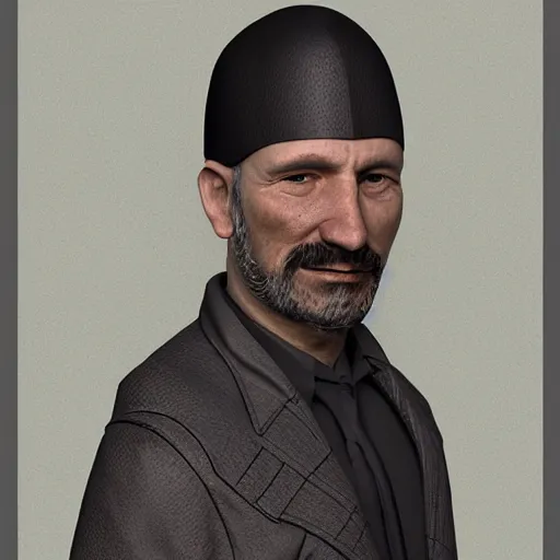 Prompt: a spanish man portrait, artistation render