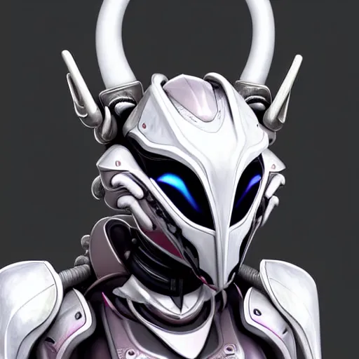 Prompt: close up bust of a cute stunning robot anthropomorphic female dragon, with sleek silver armor, wearing headphones made of wood, detailed digital art, furry art, warframe art, destiny art, high quality, 3D realistic, Furaffinity, Deviantart