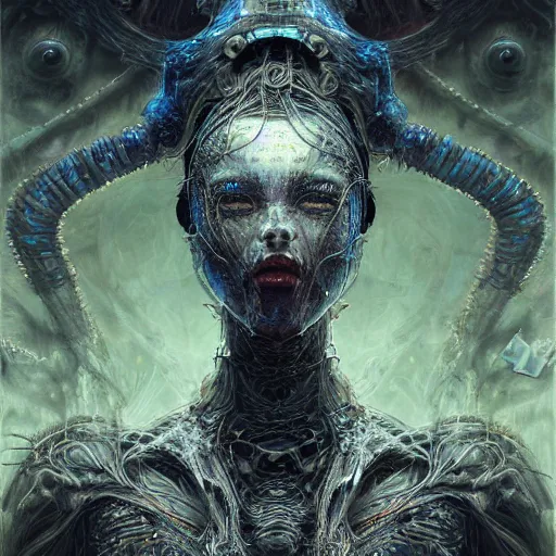 Image similar to a highly detailed long shot photo of cybergoth female character by ayami kojima, beksinski, giger, intricate, digital painting, artstation, intricate, concept art, smooth, sharp focus, illustration