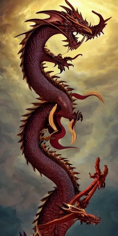 Image similar to draconic staff, dragon staff,((((((((((((((dragon head))))))))))))))) on top of the staff, ((((dragon head)))) on top of the magic staff!!!!!!!!!!, glowing draconic staff, epic fantasy style art, fantasy epic digital art, epic fantasy weapon art, hearthstone style art