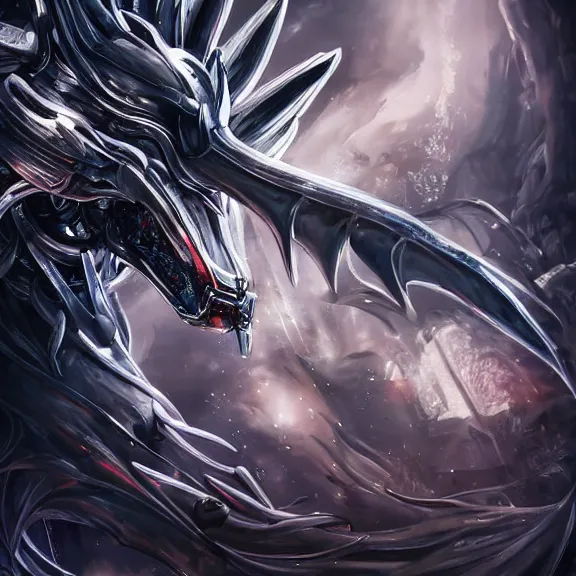 Image similar to detailed maw shot of a gigantic elegant beautiful stunning hot anthropomorphic robot mecha female dragon, swallowing a human, with sleek silver metal armor and cat ears, OLED visor over eyes, food pov, prey pov, micro pov, vore, digital art, mawshot, dragon vore, furry art, high quality, 8k 3D realistic, macro art, micro art, Furaffinity, Deviantart, Eka's Portal, G6