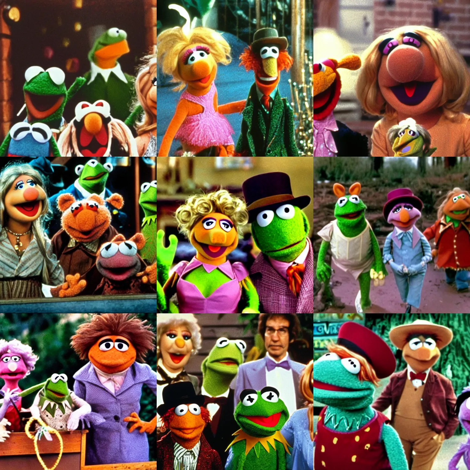 Prompt: a film still from the muppet movie ( 1 9 7 9 )