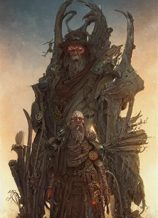 Image similar to hyper realistic photography portrait of postapocalyptic medieval religious occult amazon cinematic, brom, moebius, peter mohrbacher, james gurney, greg rutkowski comic cover