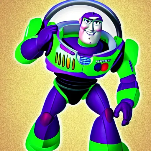 Image similar to Buzz Lightyear as a transformer