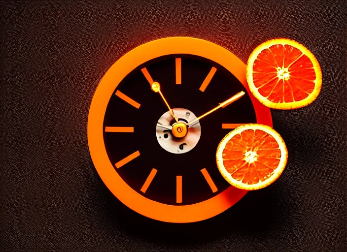 Prompt: photo still of a ( ( ( clockwork ) ) )!! orange!, 8 k, studio lighting, bright ambient lighting, key light, 8 5 mm, f 1. 8,