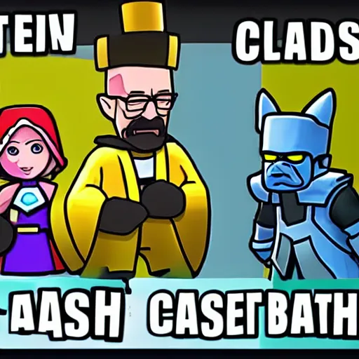 Image similar to walter white on clash royale