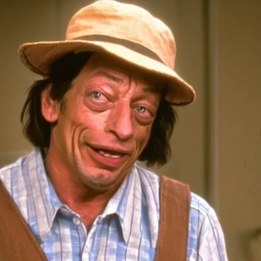 Image similar to jim varney as rickety cricket, it's always sunny in philadelphia, 8 k