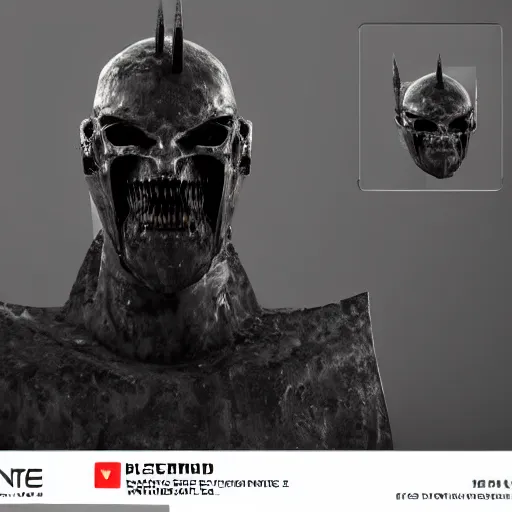 Image similar to 3 d render melted berserker knight ominous, sculpture, chrometype, liquid metal, neotribal, raytraced, volumetric lightning, 8 k by wlop, innate studio h - 1 0 0 0 w - 1 0 0 0