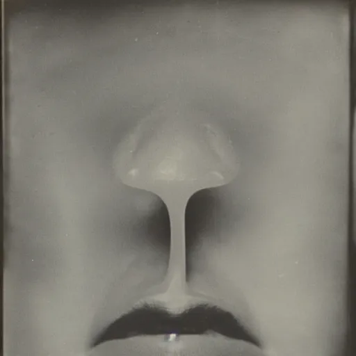 Prompt: The ‘Naive Oculus’ by Man Ray, auction catalogue photo (early rayograph), private collection, dromoscoped