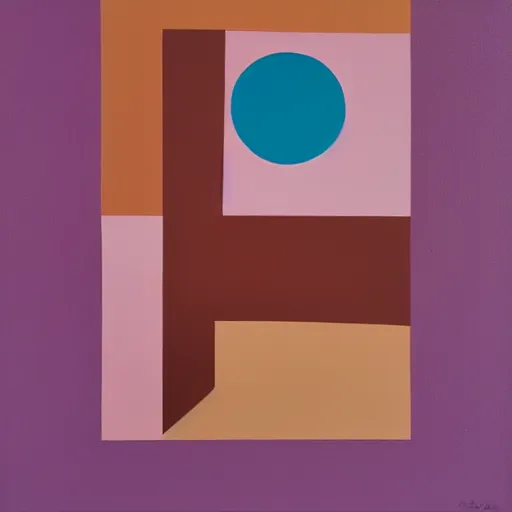 Image similar to A painting of phone, abstract painting in the style of Sophie Taeuber-Arp and Gary Hume and Tatsuro Kiuchi, flat colour-block style, geometric abstraction, earthy light pastel colours