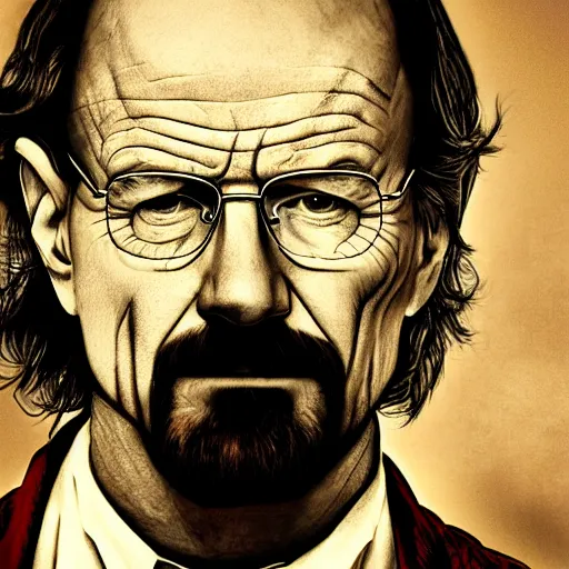 Image similar to Walter white played by Jesus Christ, 4k, realistic, film still