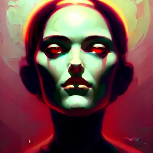 Image similar to human head uv unwrapped, art deco surrealism expressionism, greg rutkowski, trending artstation