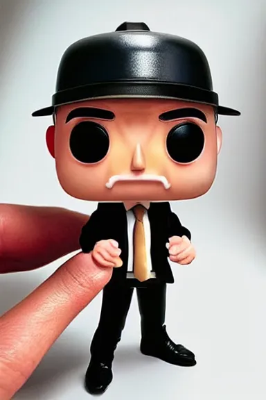 Prompt: “ very very highly detailed photorealistic jeff bezos funko pop, studio lighting and shading, 8 k, award - winning crisp details ”