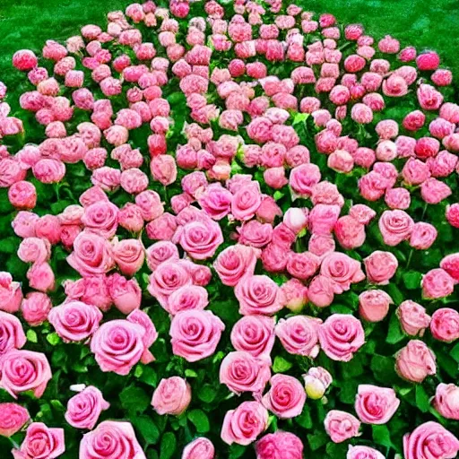 Image similar to Many people say that life isn't like a bed of roses. I beg to differ. I think that life is quite like a bed of roses