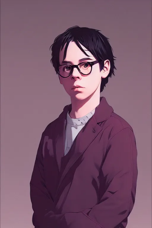 Image similar to a portrait of a young todd solondz, lonely and sad, vivid colors, soft lighting, atmospheric, cinematic, moody, in the style of ilya kuvshinov and range murata, krenz cushart, oil on canvas, 8 k