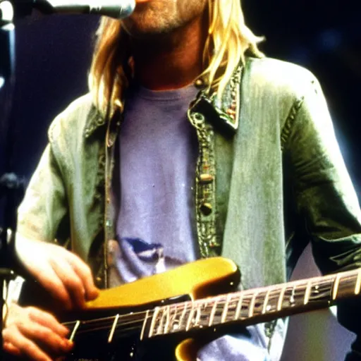 Image similar to kurt cobain in the 8 0 s