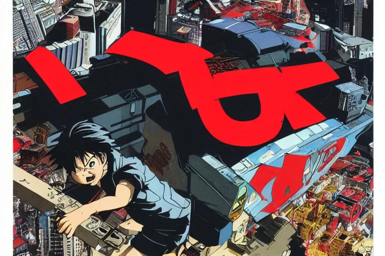 Prompt: akira ( 1 9 8 8 ) directed by katsuhiro otomo