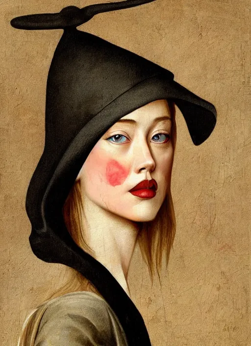 Image similar to amber heard painted by hieronymus bosch, detailed digital art, trending on Artstation