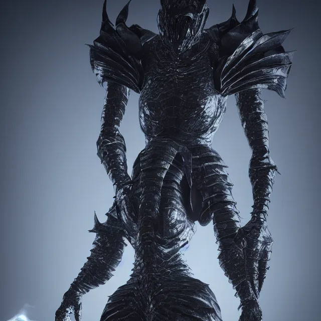 Prompt: balenciaga fashion monster reimagined as a boss in dark souls, dark cinematic, volumetric, realistic, cinematic lighting, ray tracing, unreal engine 5, unreal engine render, octane render, hyper realistic, photo, 8 k