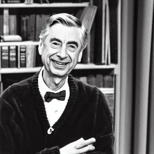 Prompt: Fred Rogers, wizard