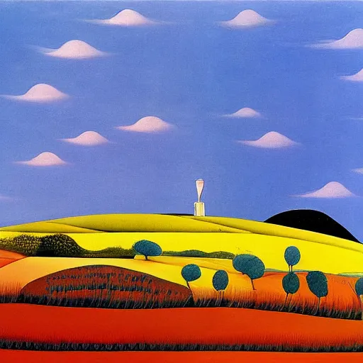 Image similar to A Landscape by Bhupen Khakhar