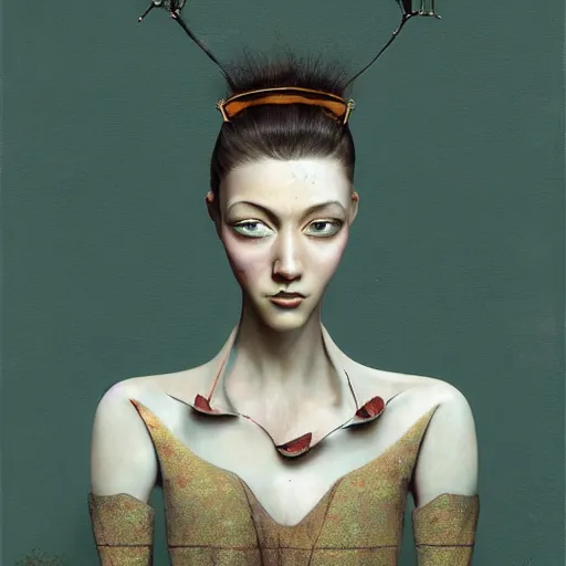 Image similar to Female Painting by Ray Caesar, asymmetrical, Organic Painting, Matte Painting, geometric shapes, hard edges by Ray Caesar