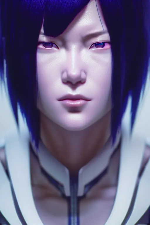 Image similar to a film still portrait of a motoko kusanagi ghost in the shell, finely detailed features : : gits sac 2 0 4 5, netflix : : by ilya kuvshinov, rossdraws, artgerm, sola digital arts, octane render, production ig, volumetric lighting, anti aliasing, raytracing : :