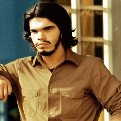 Prompt: che guevara as a teenage heartthrob in That 70's Show (1998)