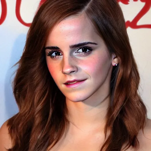 Image similar to emma watson mixed with kim kardashian