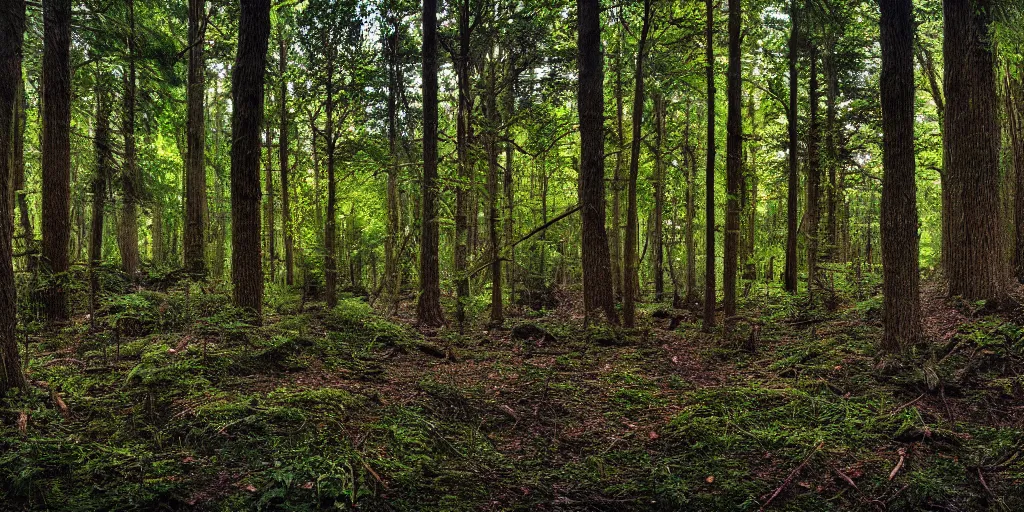 Image similar to Deep inside forest, XF IQ4, 150MP, 50mm, f/1.4, ISO 200, 1/160s, natural light, Adobe Photoshop, Adobe Lightroom, DxO Photolab, polarizing filter, Sense of Depth, AI enhanced, HDR