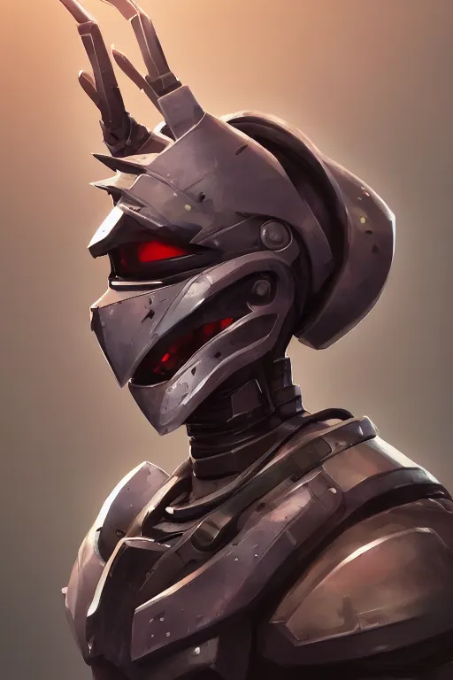 Image similar to epic mask helmet robot ninja portrait stylized as fornite style game design fanart by concept artist gervasio canda, behance hd by jesper ejsing, by rhads, makoto shinkai and lois van baarle, ilya kuvshinov, rossdraws global illumination radiating a glowing aura global illumination ray tracing hdr render in unreal engine 5