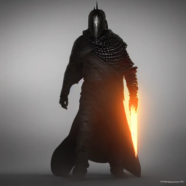 Image similar to yeezus as a boss in dark souls, dark cinematic, volumetric, realistic, 3 d render, cinematic lighting, ray tracing, unreal engine 5, unreal engine render, octane render, hyper realistic, photo, 8 k