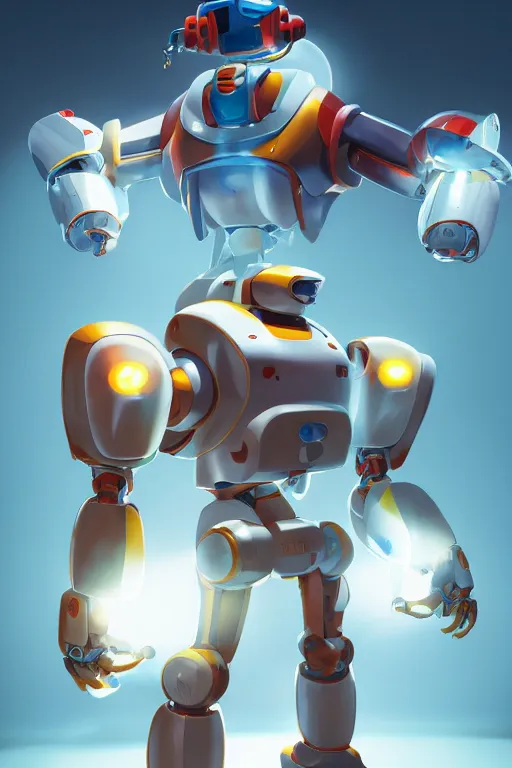 Image similar to metabots medabots medarotto medarot robot minimalist comics, behance hd by jesper ejsing, by rhads, makoto shinkai and lois van baarle, ilya kuvshinov, rossdraws global illumination ray tracing hdr radiating a glowing aura